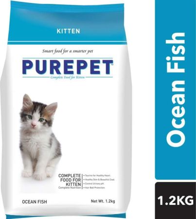 Purepet Ocean fish kitten dry food 1.2kg
