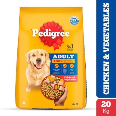 Pedigree adult  Dry Dog Food -  Chicken & veg , 20kg